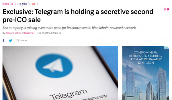 The Telegram ICO: What We Know (And Don't) About 2018's Biggest Token Sale